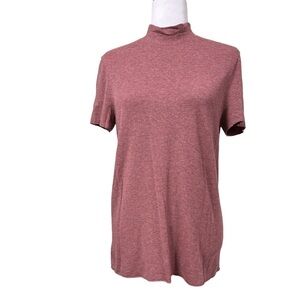 Kit & Ace Mock Neck Short Sleeve Top